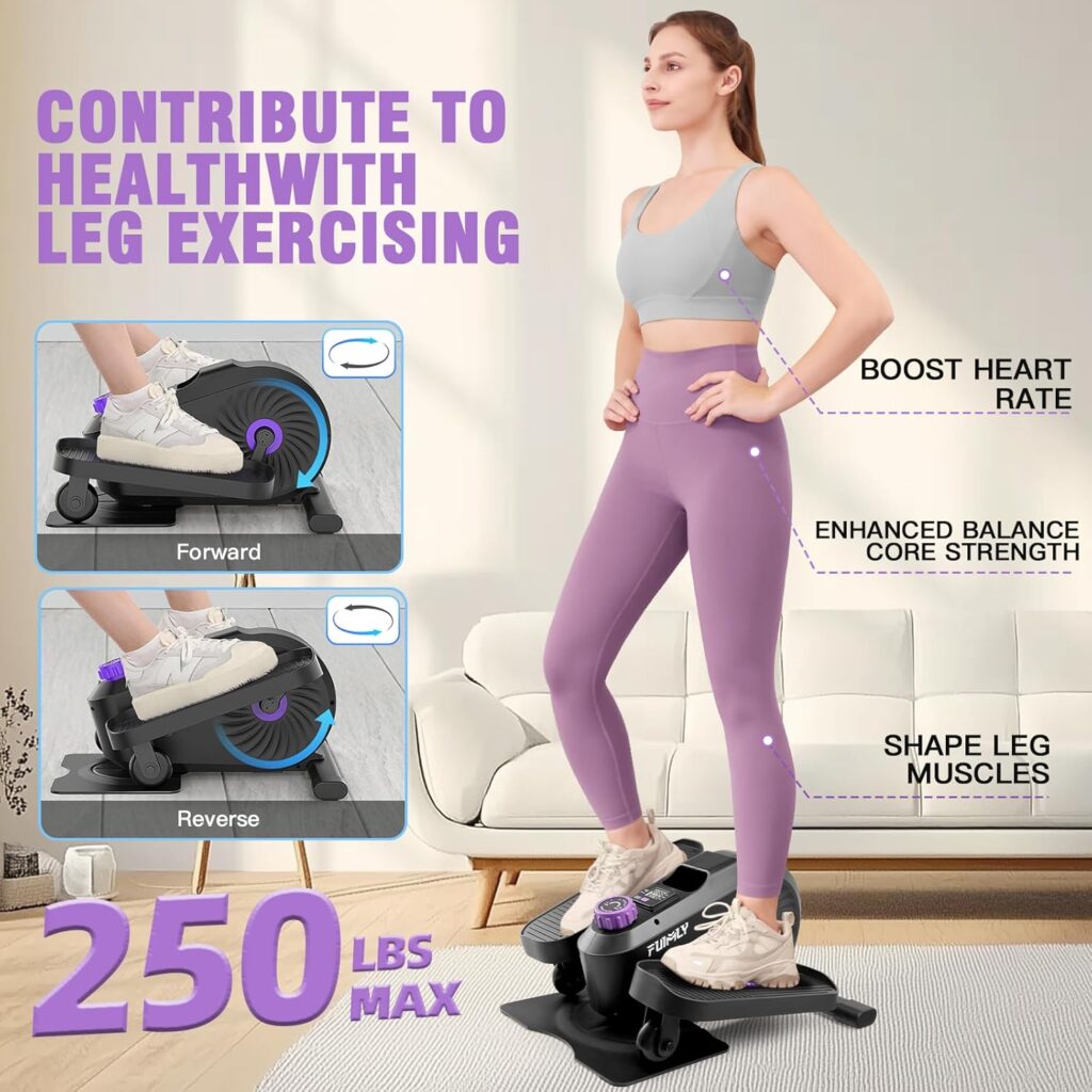 FUNMILY Under Desk Elliptical, Ellipse Leg Exerciser