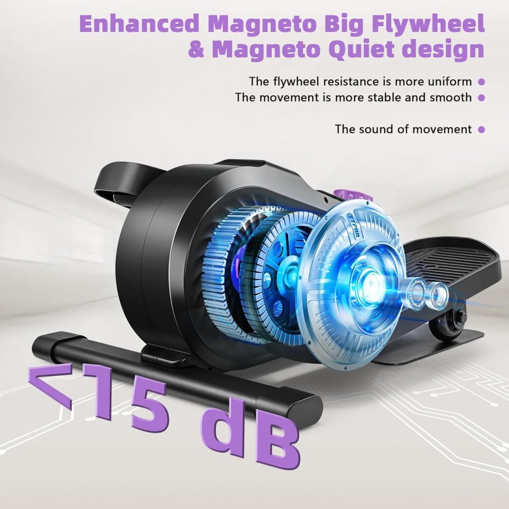 FUNMILY Under Desk Elliptical Exerciser for Leg Workout