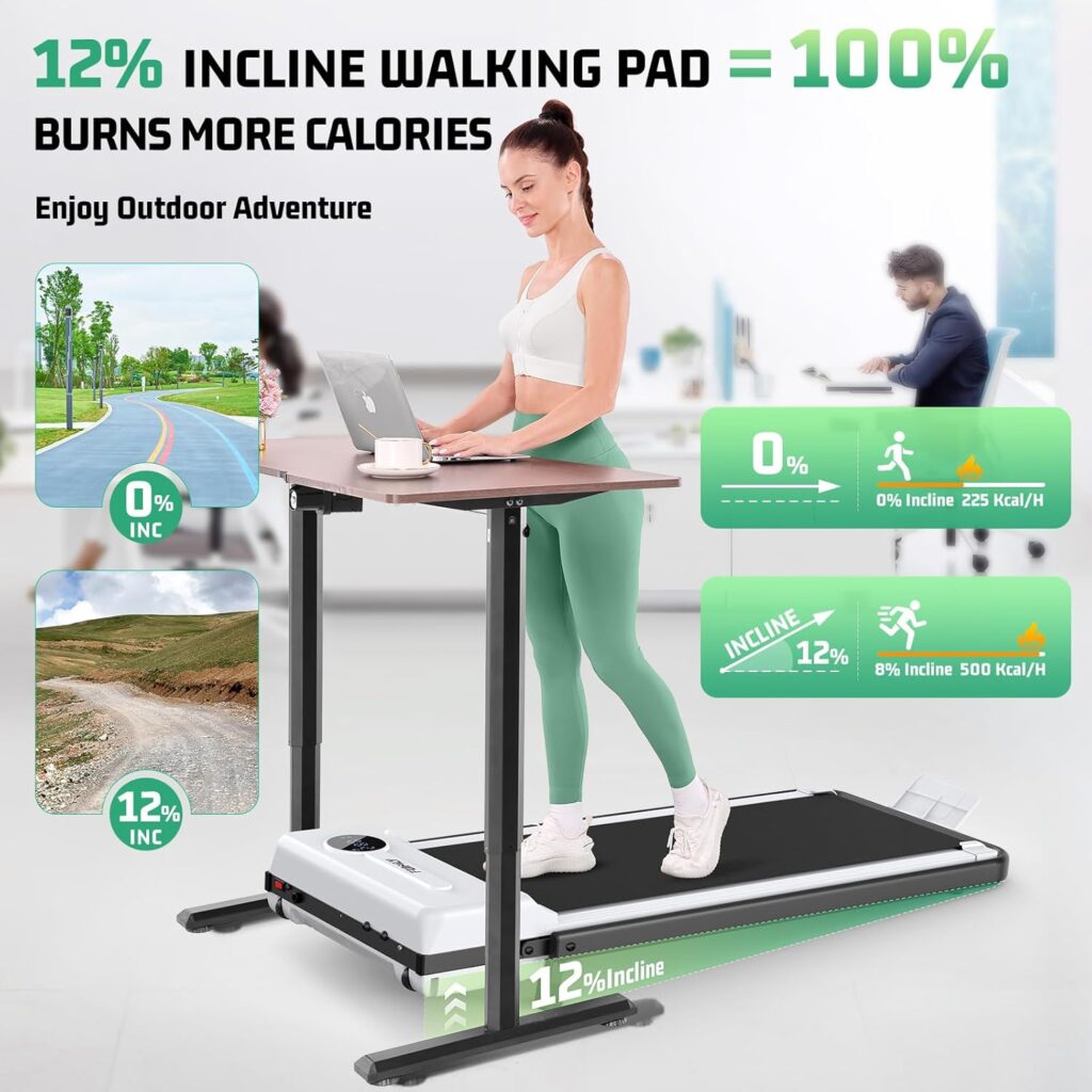 FUNMILY Walking Pad Treadmill with Incline best 2025