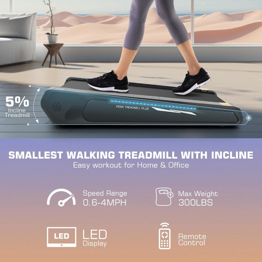 portable incline treadmill for walking and light jogging