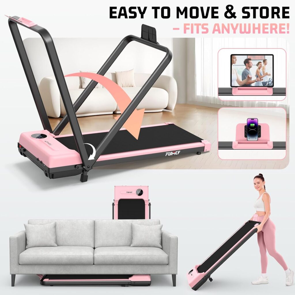 Compact FUNMILY 2-in-1 Treadmill for Home Office