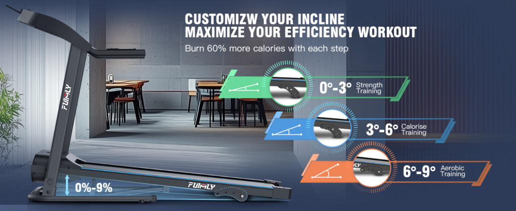 FUNMILY Incline Treadmill Foldable