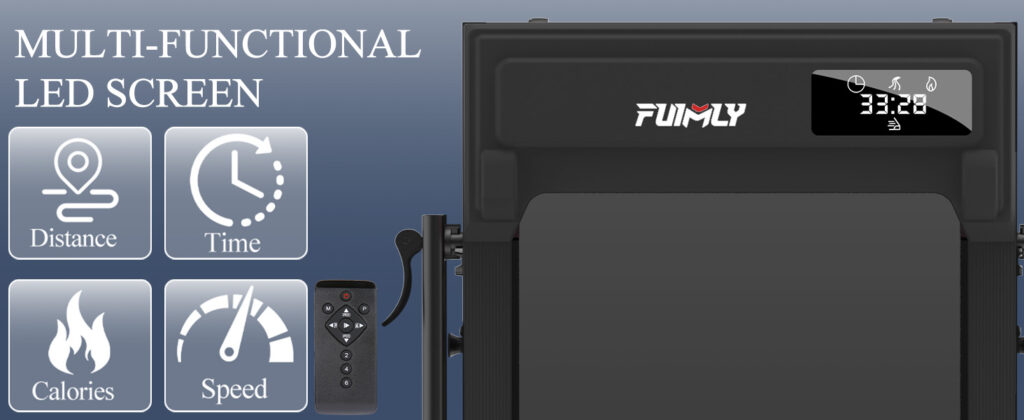 FUNMILY treadmill with shock absorbing 7 layer running belt